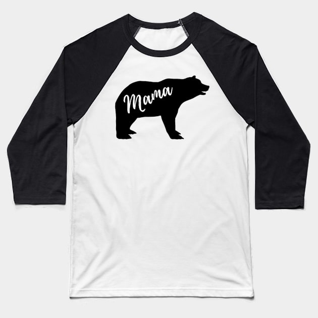 Bear Mama Baseball T-Shirt by Artistic Design